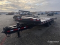 Remorque surbaissée Bar-Bel Fabricating 25 ft T/A Tilt Deck — occasion 1993
