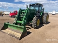 Tracteur agricole John Deere 6155R 4WD — occasion 2018, 5 692 h