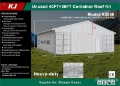 KJ K3640 36 ft x 40 ft Enclosed Storage Canopy (Unuse