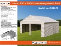 Hangar SUNTOP SC2322 22 ft x 23 ft Double Garage Metal Sh — occasion 2026