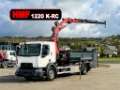 Camion ampliroll Renault D 18 * ABROLLKIPPER + HMF 1220 K-R * TOP! — occasion 2018