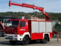 Camion de pompiers Steyr 13S21 4×4 Hiab 071 RW / Rosenbauer – Technical Res — occasion