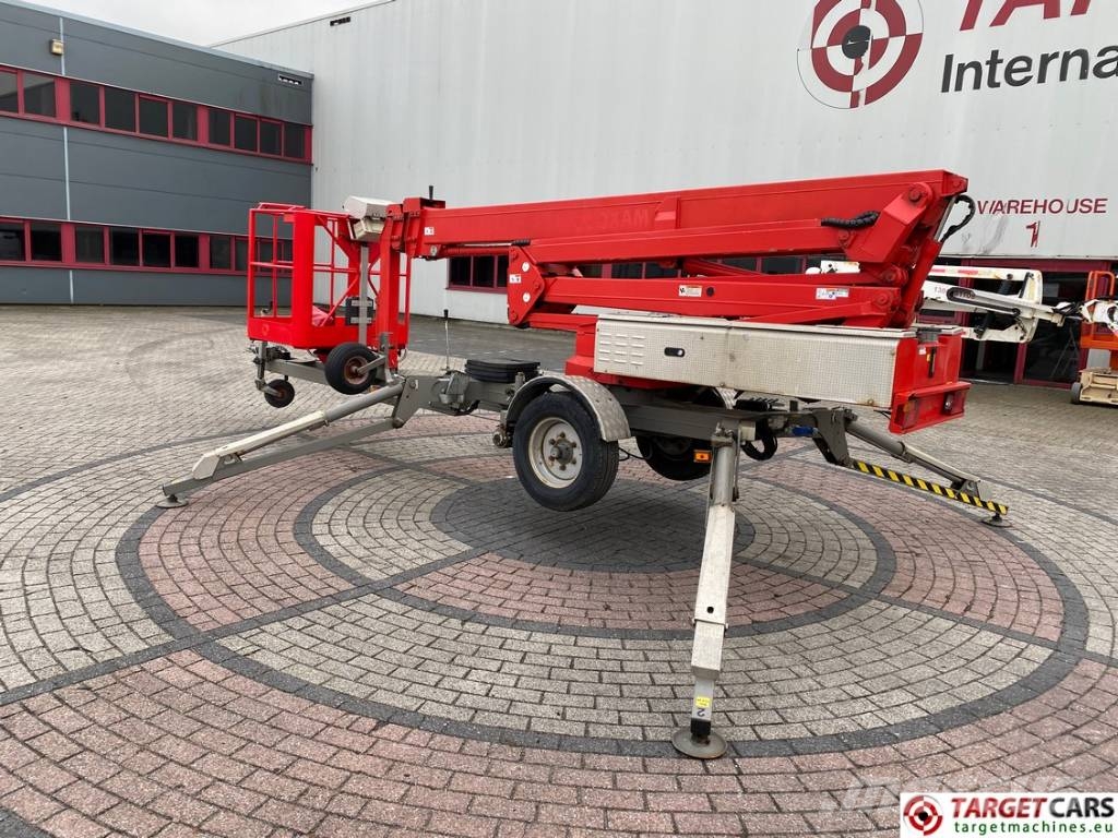 Omme 1830EBZX Articulated Electric Tow Boom Lift 1830cm Trailermonterede lifte