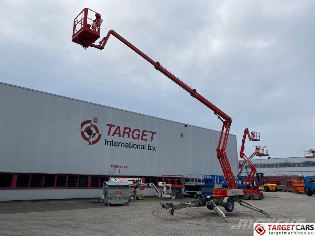 Omme 1830EBZX Articulated Electric Tow Boom Lift 1830cm Trailermonterede lifte