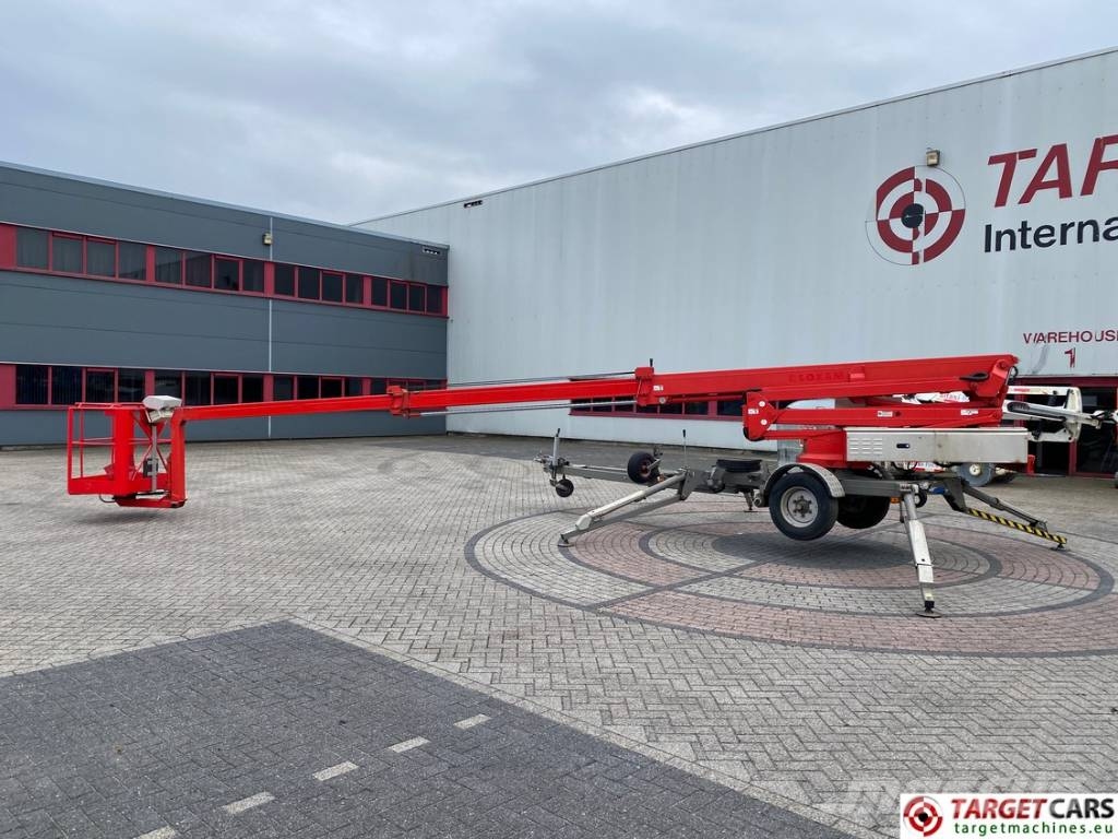 Omme 1830EBZX Articulated Electric Tow Boom Lift 1830cm Trailermonterede lifte