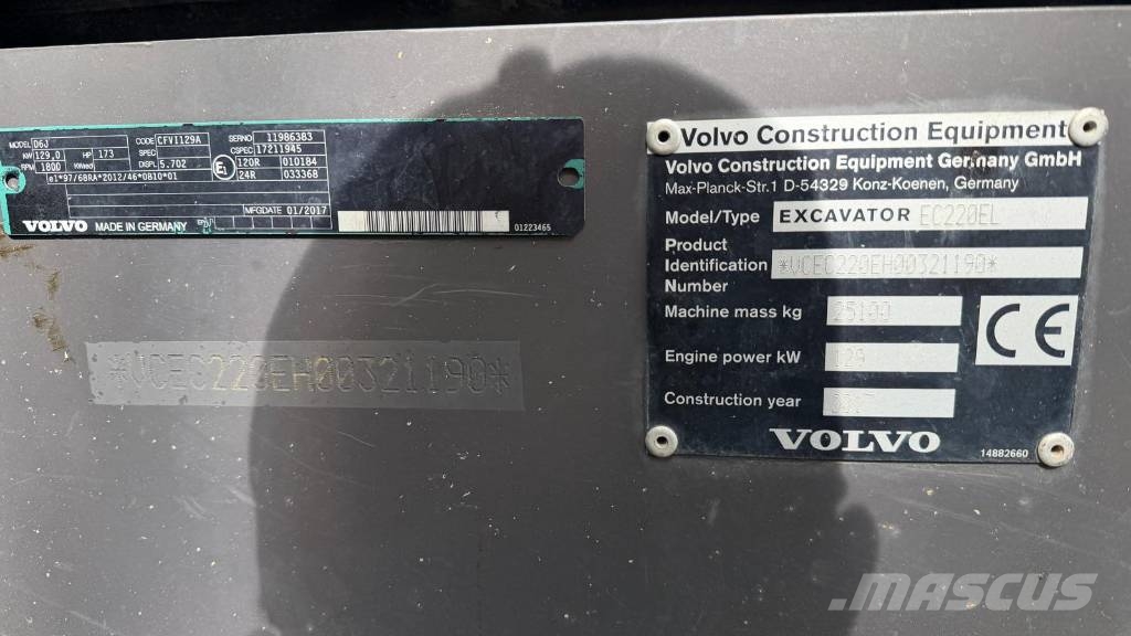 Volvo EC 220 EL + ENGCON Excavadoras de cadenas