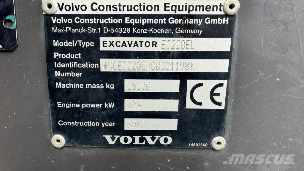 Volvo EC 220 EL + ENGCON Excavadoras de cadenas