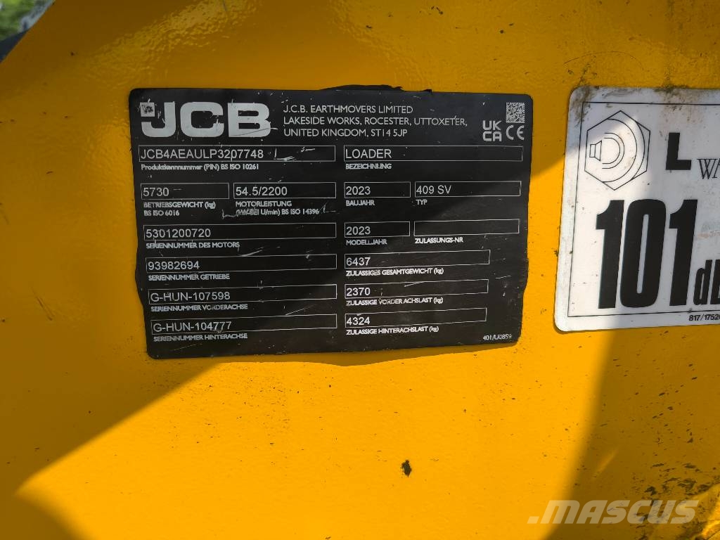 JCB 409 لوادر بعجل