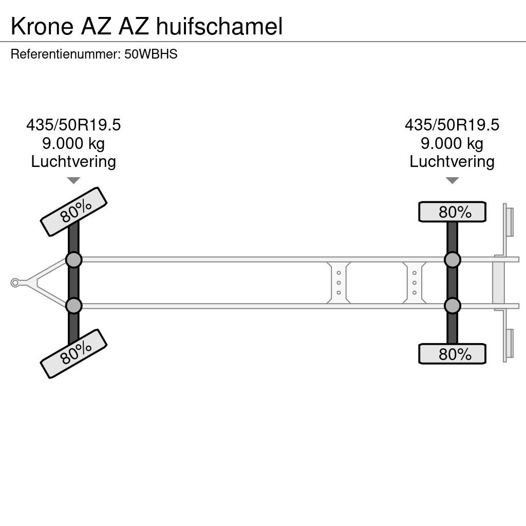 Krone AZ AZ huifschamel Тентовані причепи