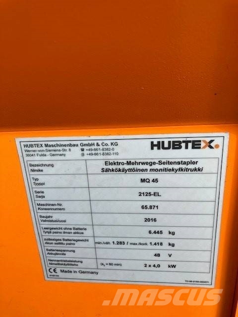 Hubtex MQ 45 Four-way truck