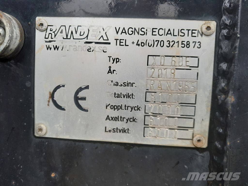 Randex XD60E Tipper trailers