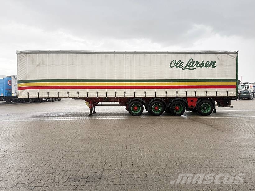MTDK 4 axle Curtainsider / 4 achse Planenauflieger Semirremolques de volteo