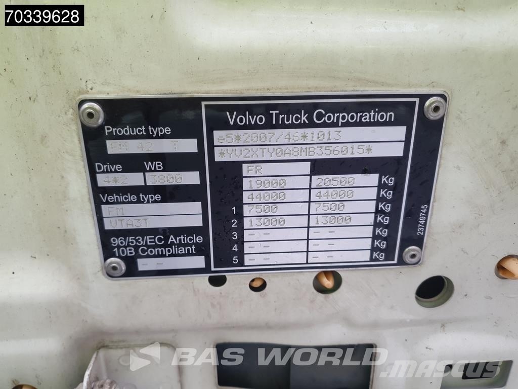 Volvo FM 460 4X2 Globe 2x Tanks Navi Sadulveokid