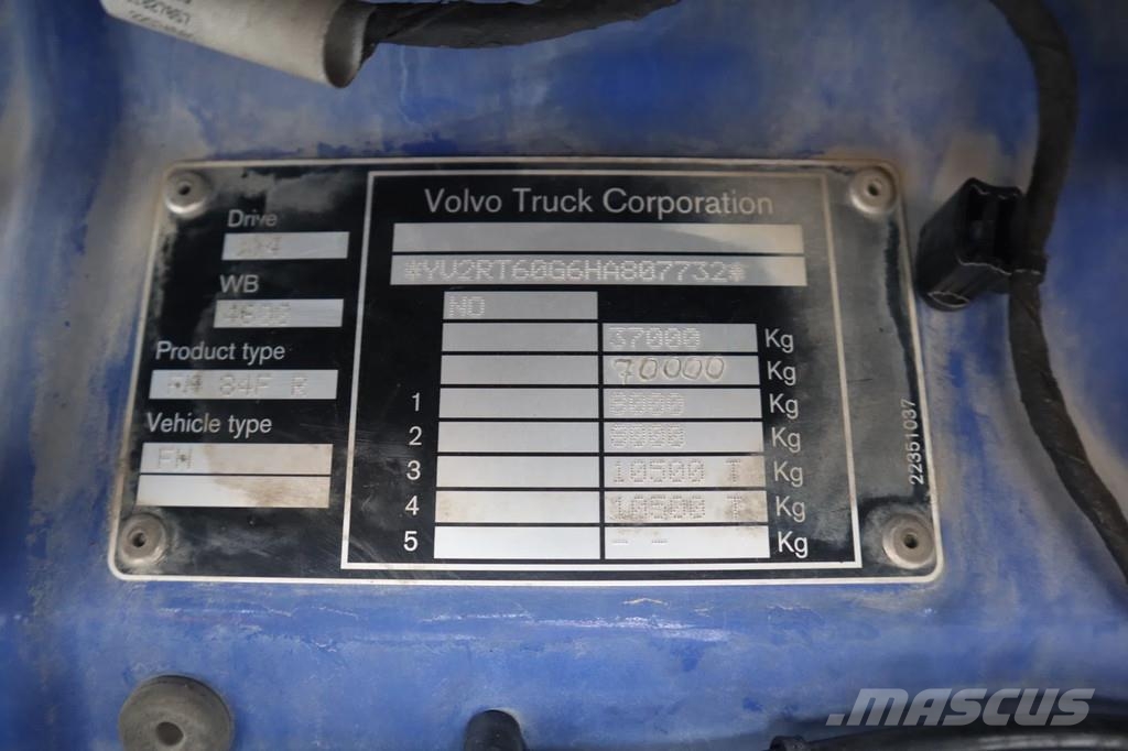 Volvo FH 540 | 8X4 TANDEMLIFT | RETARDER | BIG AXLES | E Kipper