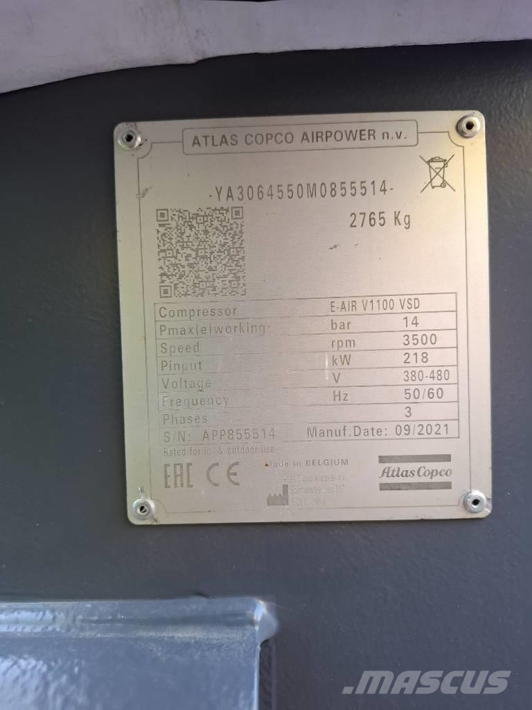 Atlas Copco V1100 Kompresoriai