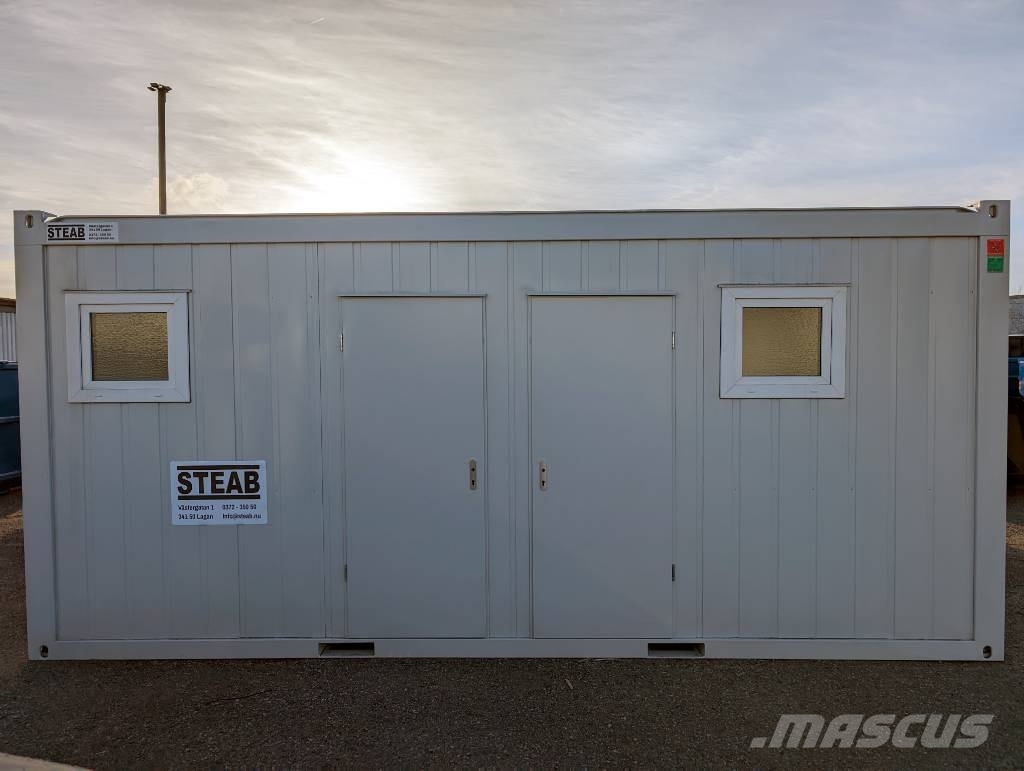 Containex 20 Fot Toalettmodul Herr & Dam-avdelning Bouwketen