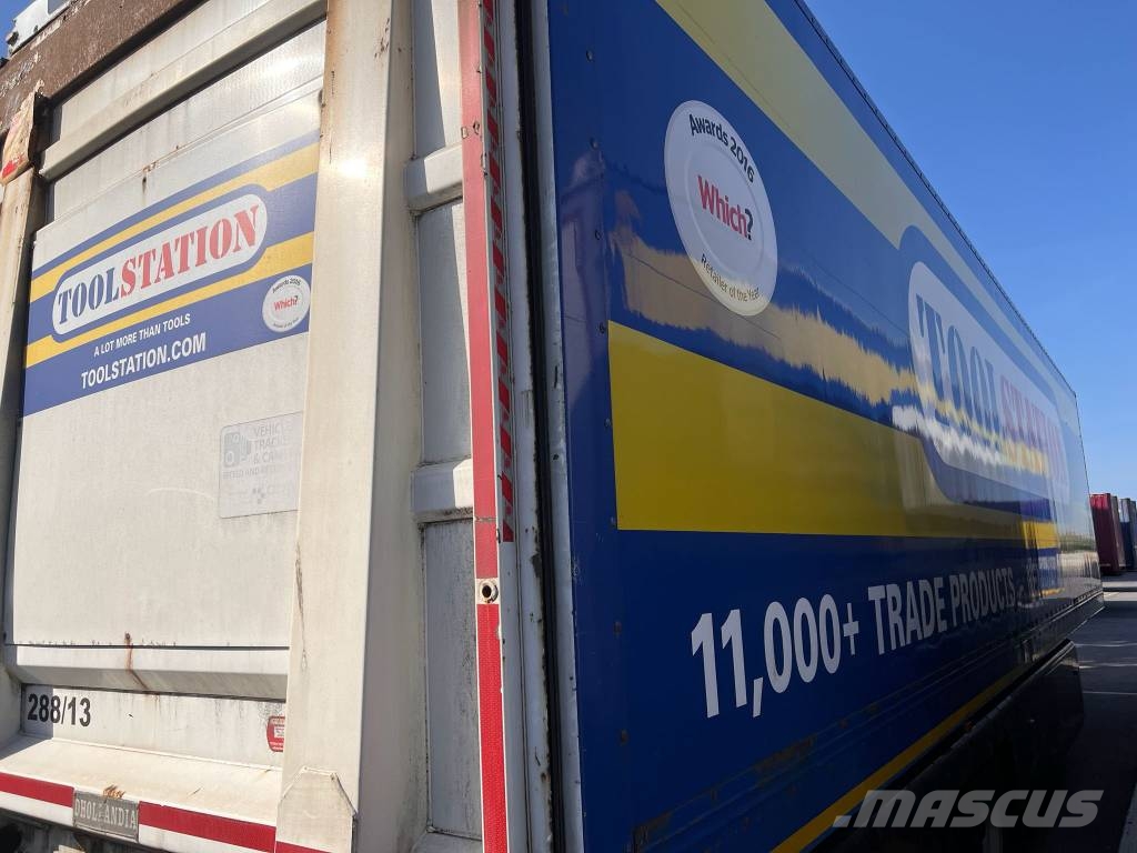 SDC 12.2m Box Tandem Axle Trailer Gesloten opbouw trailers