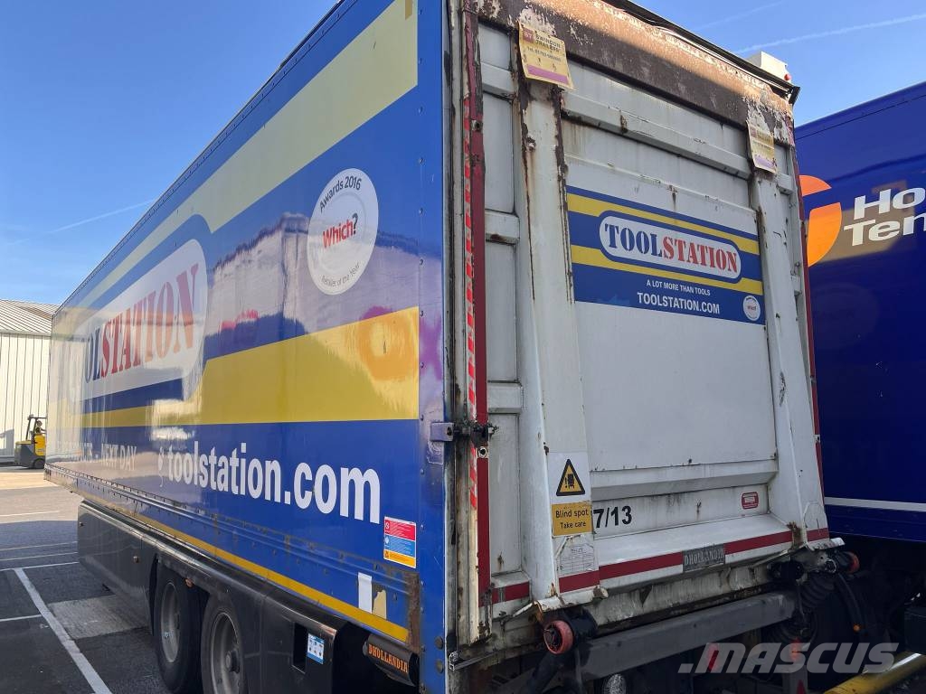SDC 12.2m Box Tandem Axle Trailer Gesloten opbouw trailers