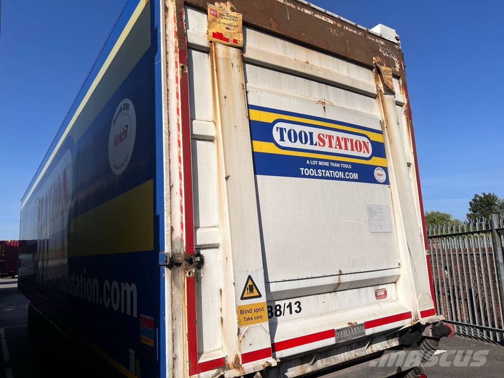 SDC 12.2m Box Tandem Axle Trailer Gesloten opbouw trailers