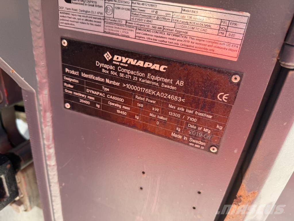 Dynapac CA 6000 D Trilrolwalsen