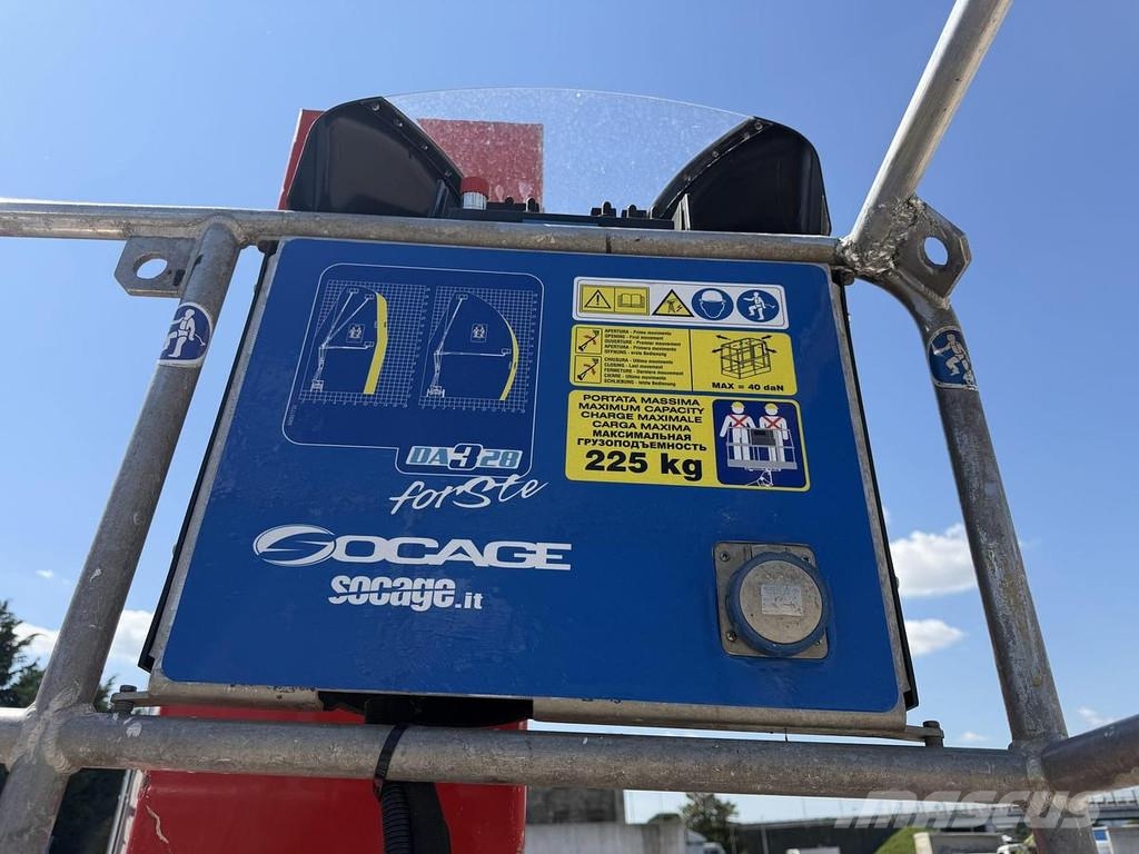 Socage DA328 المنصات الهوائية المثبتة على شاحنة