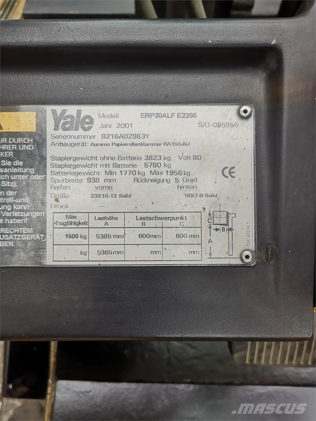 Yale ERP 30 ALF Electric forklifts