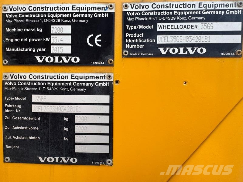 Volvo L 35 GS 輪胎式裝載機