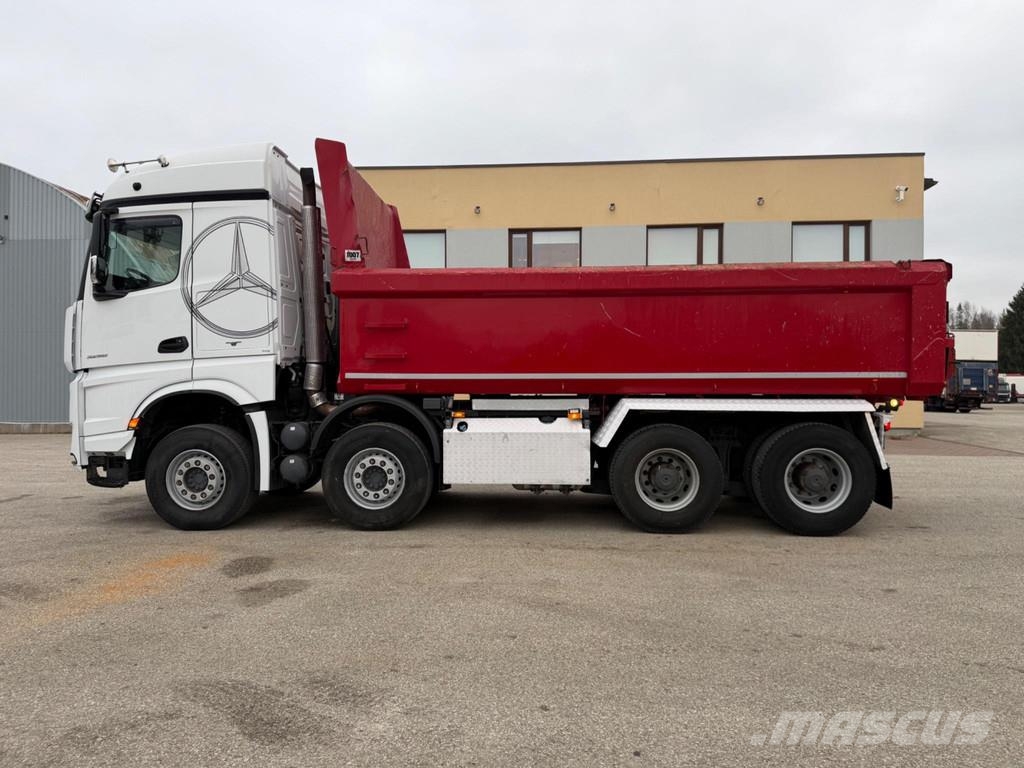 Mercedes-Benz AROCS 3258 8X4 EURO6 + RETARDER + STEEL/AIR Bañeras basculantes usadas