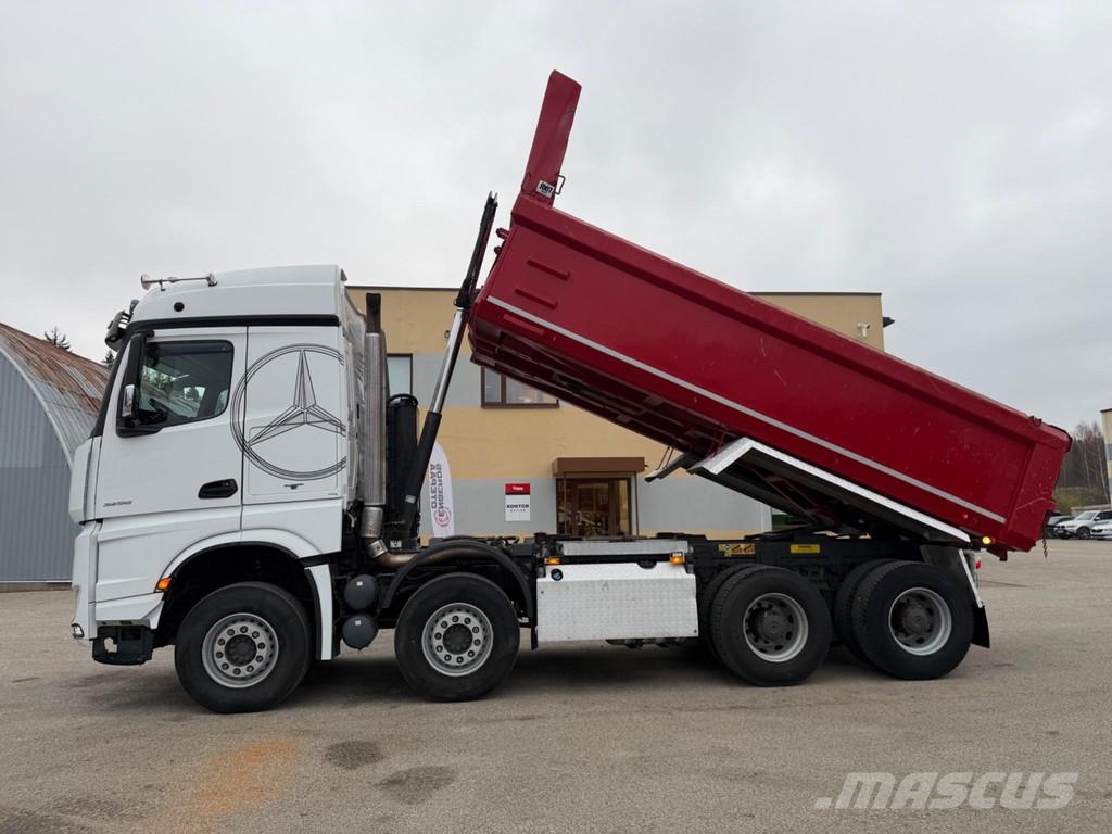 Mercedes-Benz AROCS 3258 8X4 EURO6 + RETARDER + STEEL/AIR Bañeras basculantes usadas