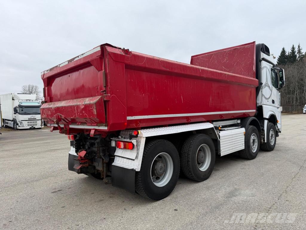 Mercedes-Benz AROCS 3258 8X4 EURO6 + RETARDER + STEEL/AIR Bañeras basculantes usadas