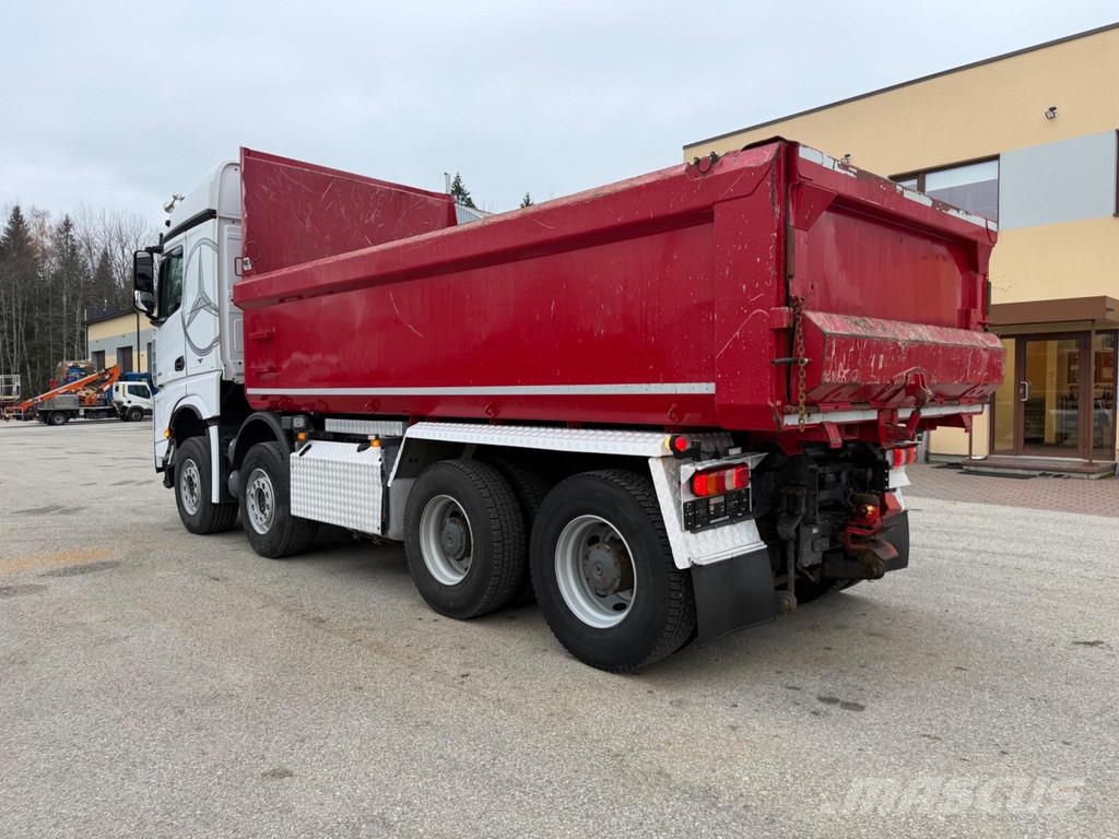 Mercedes-Benz AROCS 3258 8X4 EURO6 + RETARDER + STEEL/AIR Bañeras basculantes usadas