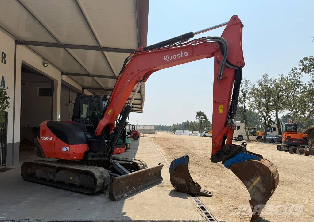 Kubota KX 080 Midi excavators 7t - 12t