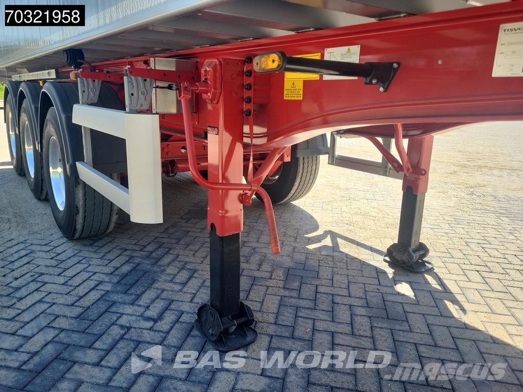 TISVOL A-910210-EAL New UNUSED 46m3 ALU Alcoa Savivartės puspriekabės