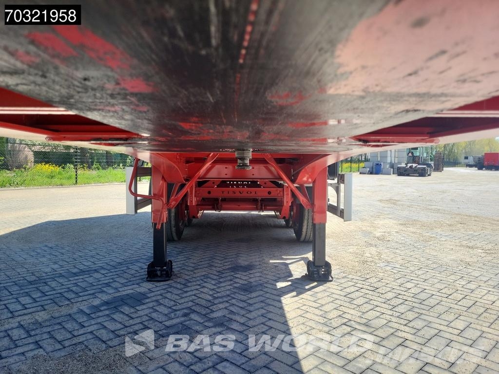 TISVOL A-910210-EAL New UNUSED 46m3 ALU Alcoa Savivartės puspriekabės
