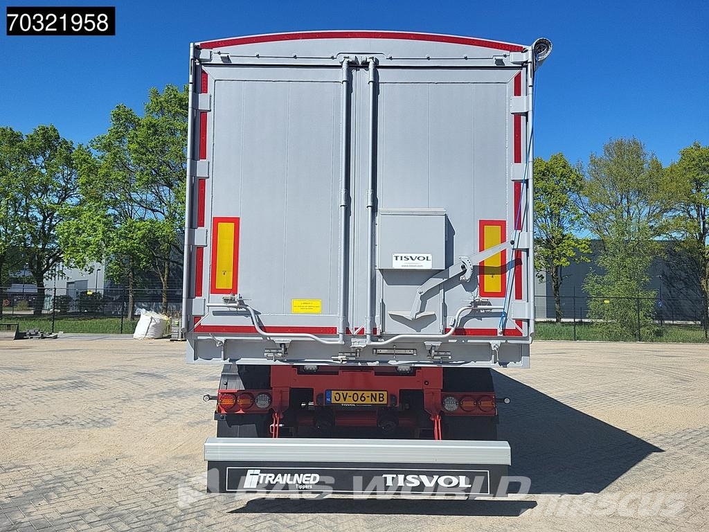 TISVOL A-910210-EAL New UNUSED 46m3 ALU Alcoa Savivartės puspriekabės