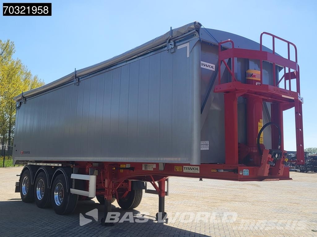 TISVOL A-910210-EAL New UNUSED 46m3 ALU Alcoa Savivartės puspriekabės