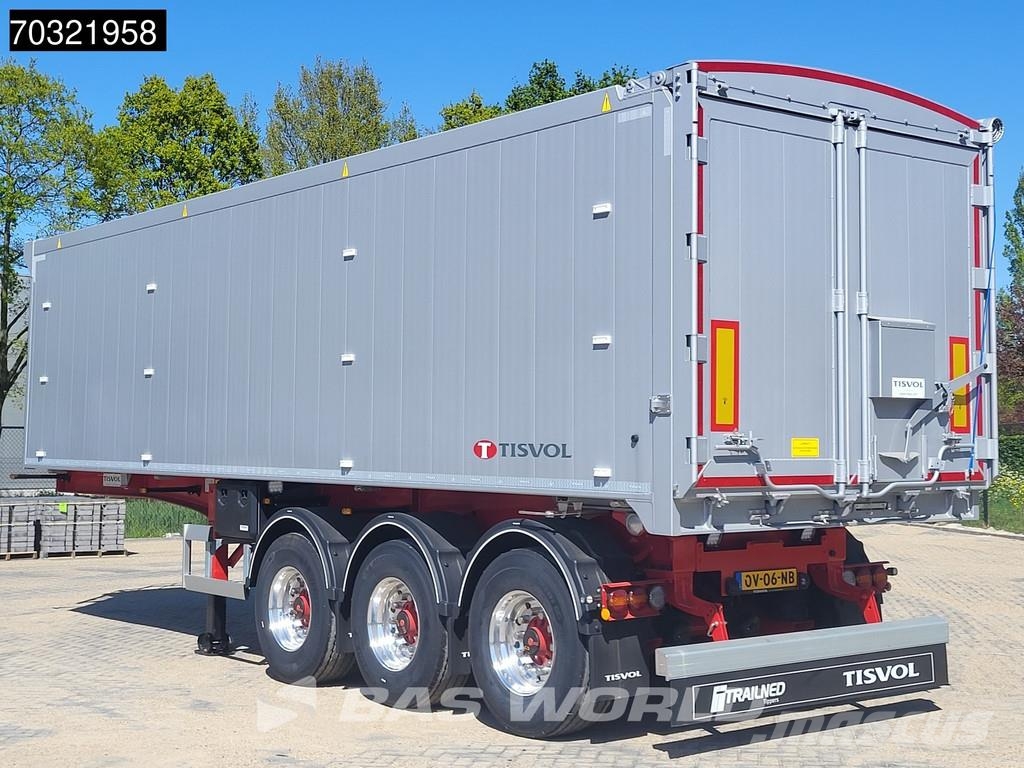 TISVOL A-910210-EAL New UNUSED 46m3 ALU Alcoa Savivartės puspriekabės