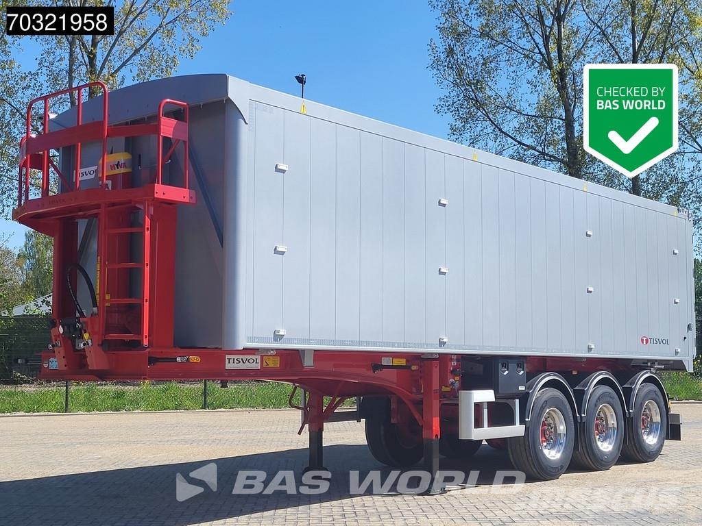 TISVOL A-910210-EAL New UNUSED 46m3 ALU Alcoa Savivartės puspriekabės