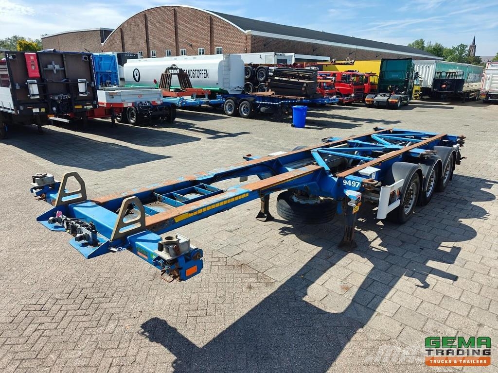 Van Hool 3B0079 All connections - Universal chassis - SAF a نصف مقطورات حاويات