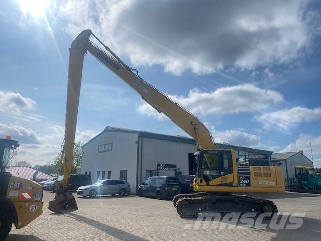Komatsu PC 240 NLC-11 LongReach MIETE / RENTAL (12000860) حفارات طويلة الذراع