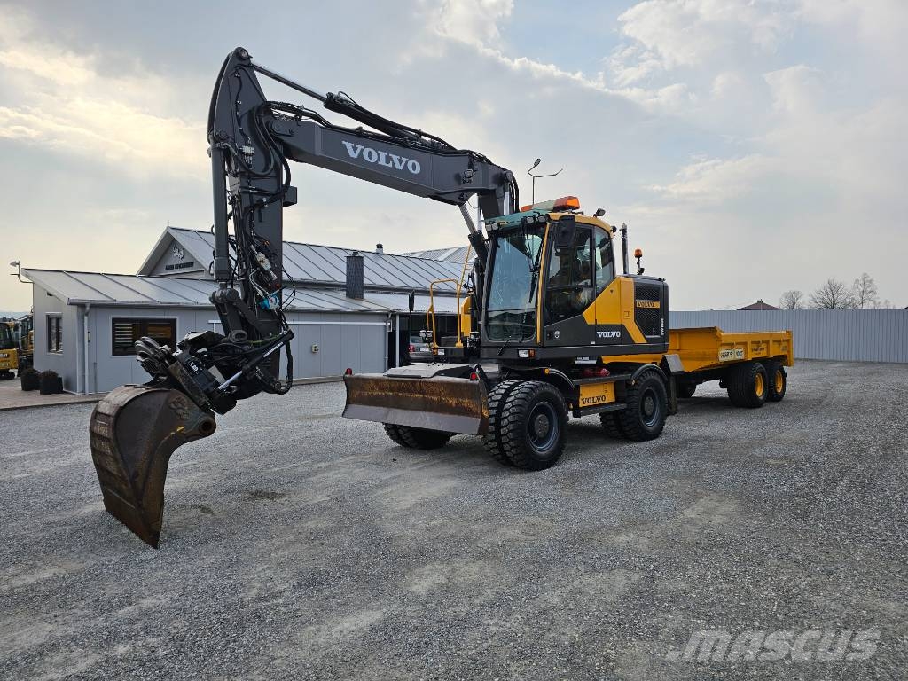 Volvo EW 160 E Lastik tekerli ekskavatörler