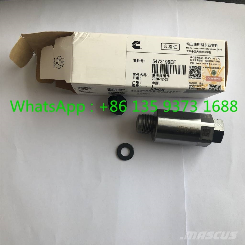 Cummins QSX15 engine Relief Valve 4307195 2872401 5473196  Motorer