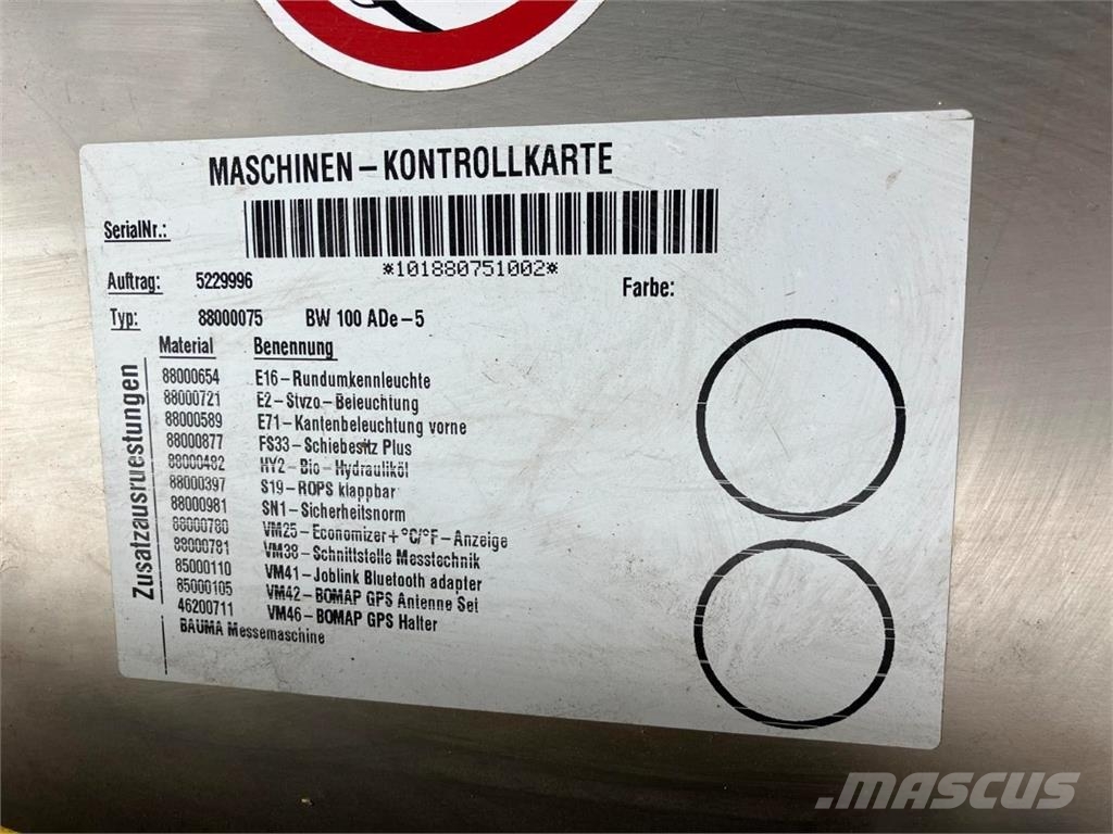 Bomag DE BW 100 ADe-5 Duowalsen