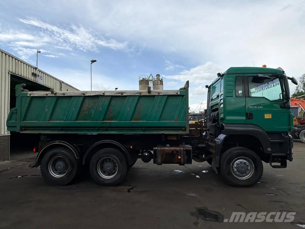 MAN TGS 26.440 Kipper 6x6 Full Steel Suspension Manual Tipper trucks
