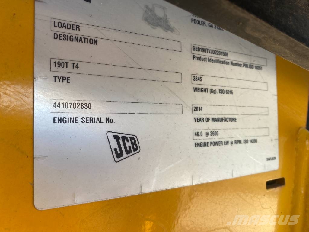 JCB 190 T Skid steer loderler