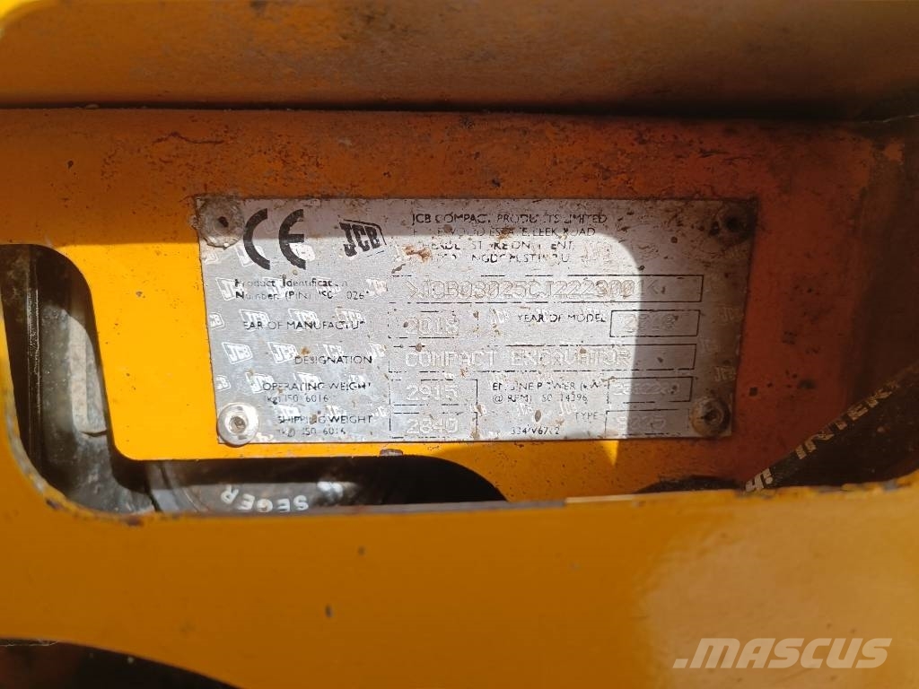 JCB 8025 ZTS Excavadoras sobre orugas