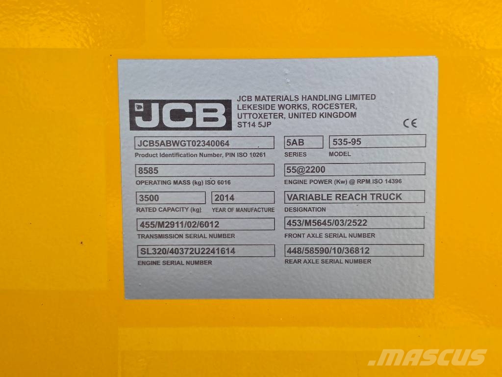 JCB 535-95 伸缩臂叉装车|叉装车