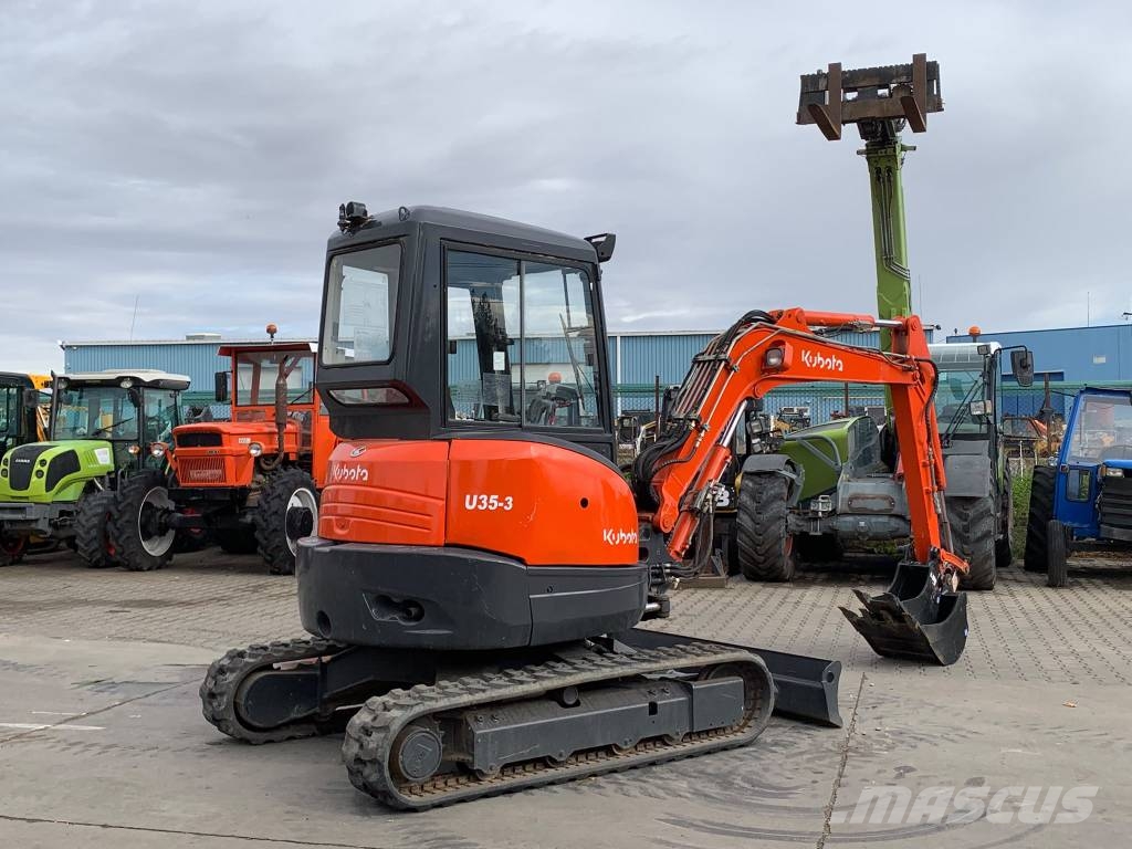 Kubota U 35-3 Mini ekskavatörler, 7 tona dek