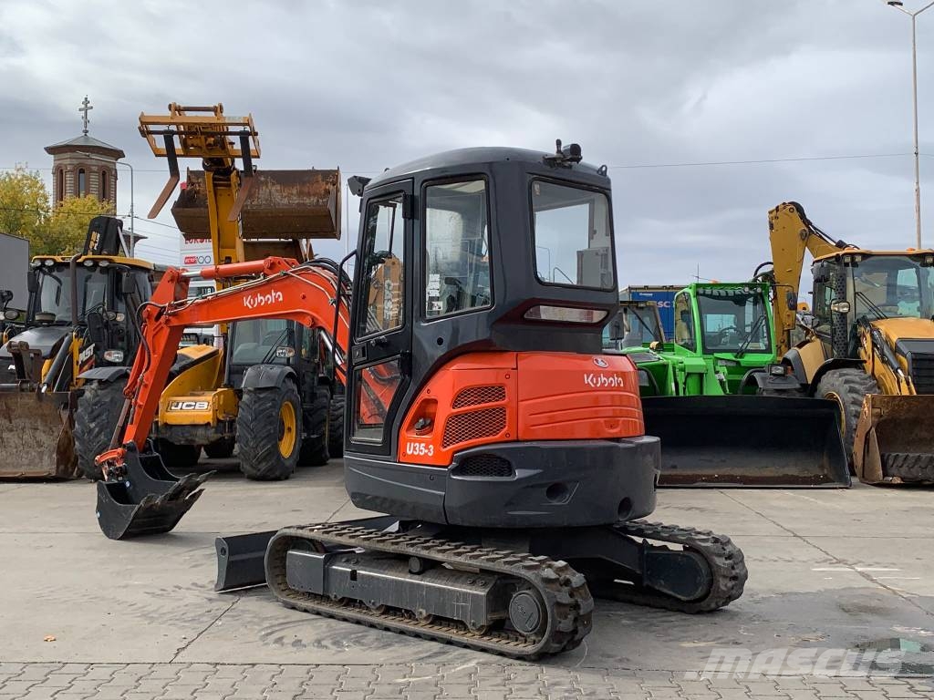 Kubota U 35-3 Mini ekskavatörler, 7 tona dek