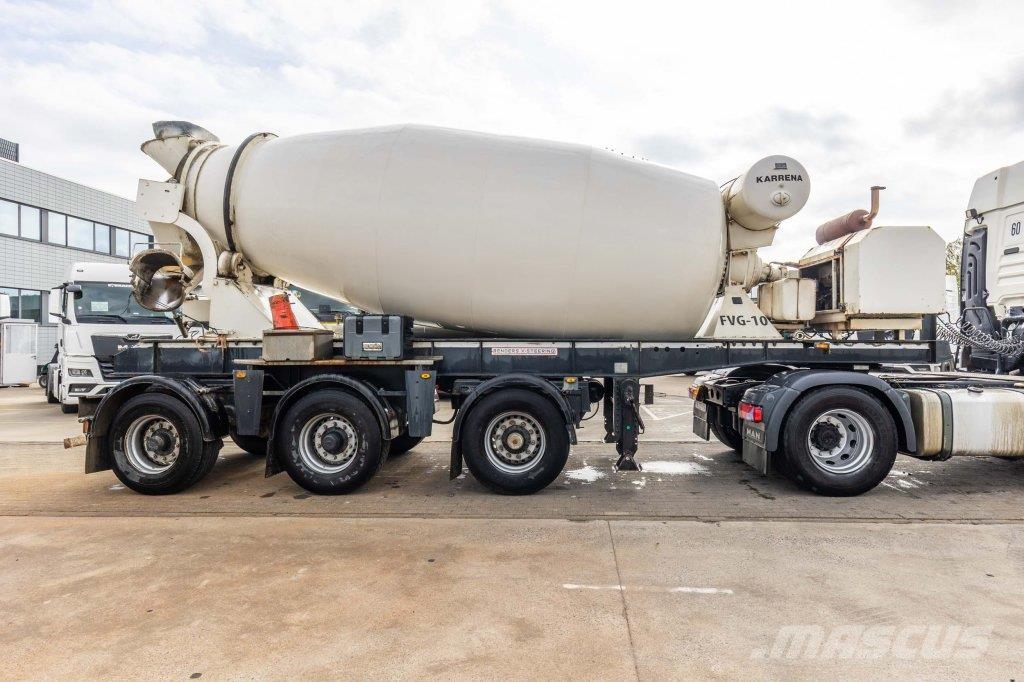 Renders BETON MIXER 12M3 + MOTOR (MALAXEUR/MISCHER) Egyéb - félpótkocsik